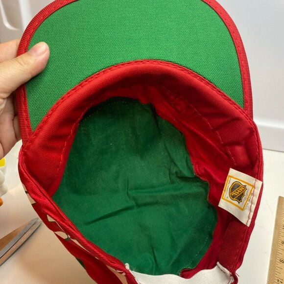 Vintage 80s New Jersey Devils 100% Cotton M/L NHL Hockey Painter Hat Rare - Picture 9 of 12